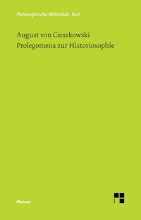 Prolegomena zur Historiosophie - August von Cieszkowski - E-Book