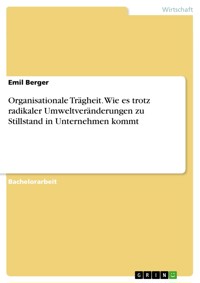 Organisationale Trägheit. Wie es trotz radikaler Umweltveränderungen zu Stillstand in Unternehmen kommt - Emil Berger - E-Book