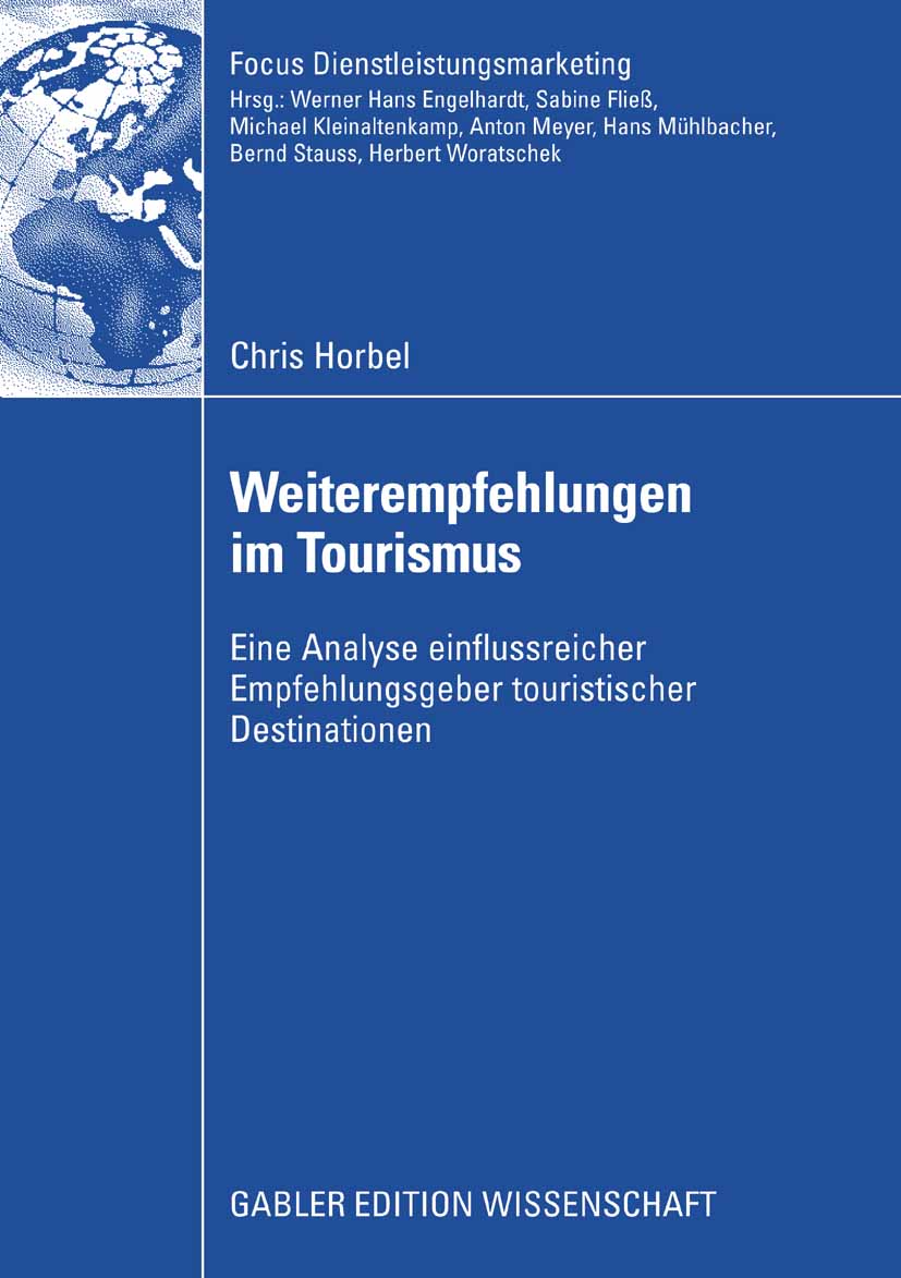 Weiterempfehlungen im Tourismus - Chris Horbel - E-Book
