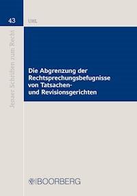 Die Abgrenzung der Rechtsprechungsbefugnisse von Tatsachen- und Revisionsgerichten - Matthias Uhl - E-Book