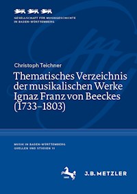 Thematisches Verzeichnis der musikalischen Werke Ignaz Franz von Beeckes (1733–1803) - Christoph Teichner - E-Book