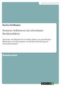 Positiver Selbstwert als erlernbarer Resilienzfaktor - Karina Feldmann - E-Book