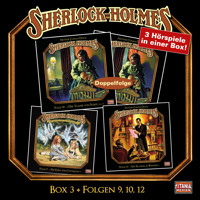 Sherlock Holmes - Die geheimen Fälle des Meisterdetektivs, Box 3: Folgen 9, 10, 12 - Arthur Conan Doyle - Hörbuch
