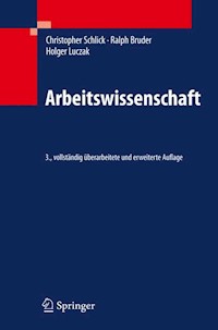 Arbeitswissenschaft - Christopher M. Schlick - E-Book