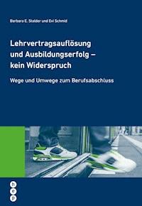 Lehrvertragsauflösung und Ausbildungserfolg - kein Widerspruch - Barbara E Stalder - E-Book