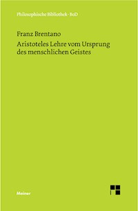 Aristoteles Lehre vom Ursprung des menschlichen Geistes - Franz Brentano - E-Book