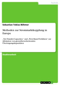 Methoden zur Strommarktkopplung in Europa - Sebastian Tobias Böhmer - E-Book