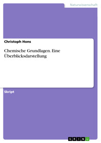 Chemische Grundlagen. Eine Überblicksdarstellung - Christoph Hons - E-Book