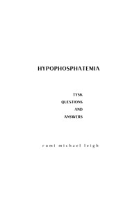 Hypophosphatemia - Rumi Michael Leigh - E-Book