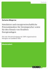 Simulation und energiewirtschaftliche Potenzialanalyse für Stromspeicher sowie für den Einsatz von flexiblen Energieanlagen - Guluma Megersa - E-Book