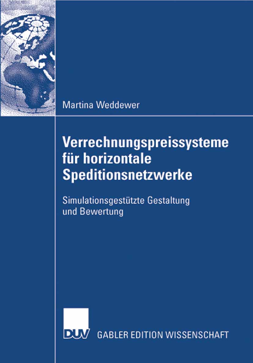 Verrechnungspreissysteme für horizontale Speditionsnetzwerke - Martina Weddewer - E-Book