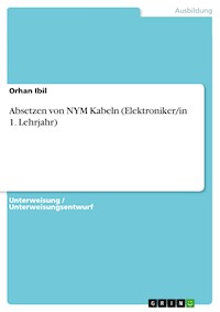 Absetzen von NYM Kabeln (Elektroniker/in 1. Lehrjahr) - Orhan Ibil - E-Book