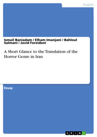 A Short Glance to the Translation of the Horror Genre in Iran - Ismail Baniadam - E-Book