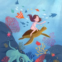 Moon girl in the underwater kingdom - Marina B - Hörbuch