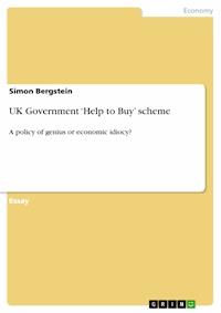 UK Government ‘Help to Buy’ scheme - Simon Bergstein - E-Book