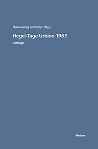 Hegel-Tage Urbino 1965 -  - E-Book