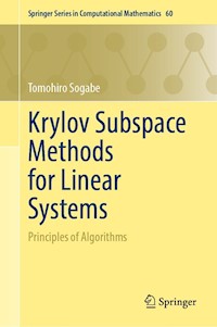 Krylov Subspace Methods for Linear Systems - Tomohiro Sogabe - E-Book