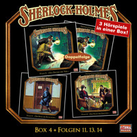 Sherlock Holmes - Die geheimen Fälle des Meisterdetektivs, Box 4: Folgen 11, 13, 14 - Arthur Conan Doyle - Hörbuch