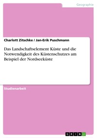 Das Landschaftselement Küste und die Notwendigkeit des Küstenschutzes  am Beispiel der Nordseeküste - Charlott Zitschke - E-Book