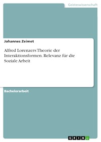 Alfred Lorenzers Theorie der Interaktionsformen. Relevanz für die Soziale Arbeit - Johannes Zeimet - E-Book