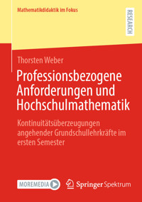 Professionsbezogene Anforderungen und Hochschulmathematik - Thorsten Weber - E-Book