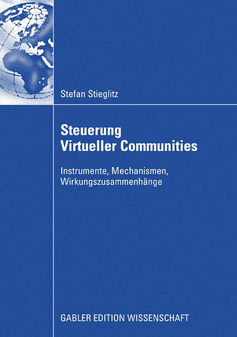 Steuerung Virtueller Communities - Stefan Stieglitz - E-Book