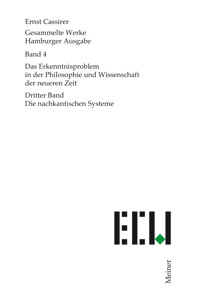 Das Erkenntnisproblem in der Philosophie und Wissenschaft der neueren Zeit. Dritter Band - Ernst Cassirer - E-Book