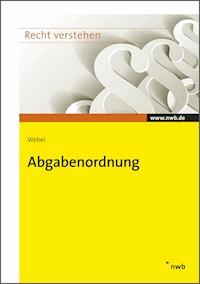 Abgabenordnung - Karsten Webel - E-Book