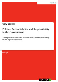 Political Accountability and Responsibility in the Government - Cory Contini - E-Book