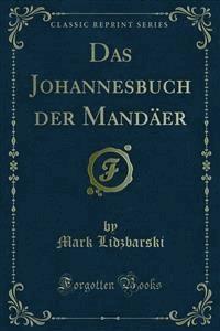 Das Johannesbuch der Mandäer - Mark Lidzbarski - E-Book