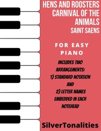 Hens and Roosters Carnival of the Animals Easy Piano Sheet Music Combo - SilverTonalities - E-Book