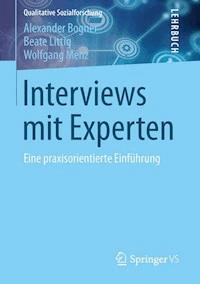 Interviews mit Experten - Alexander Bogner - E-Book