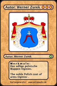 Das adlige polnische Wappen Oginiec. The noble Polish coat of arms Oginiec . - Werner Zurek - E-Book