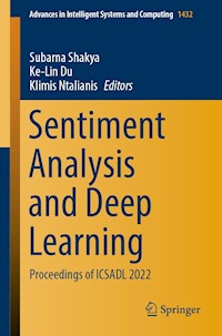 Sentiment Analysis and Deep Learning -  - E-Book