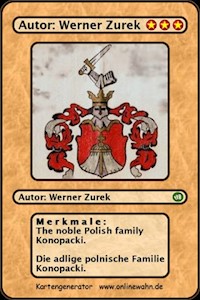 The noble Polish family Konopacki. Die adlige polnische Familie Konopacki. - Werner Zurek - E-Book