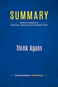 Summary: Think Again - BusinessNews Publishing - E-Book
