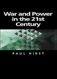 War and Power in the Twenty-First Century - Paul Hirst - E-Book