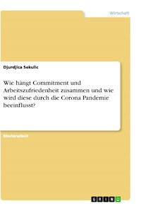 Wie hängt Commitment und Arbeitszufriedenheit zusammen und wie wird diese durch die Corona Pandemie beeinflusst? - Djurdjica Sekulic - E-Book
