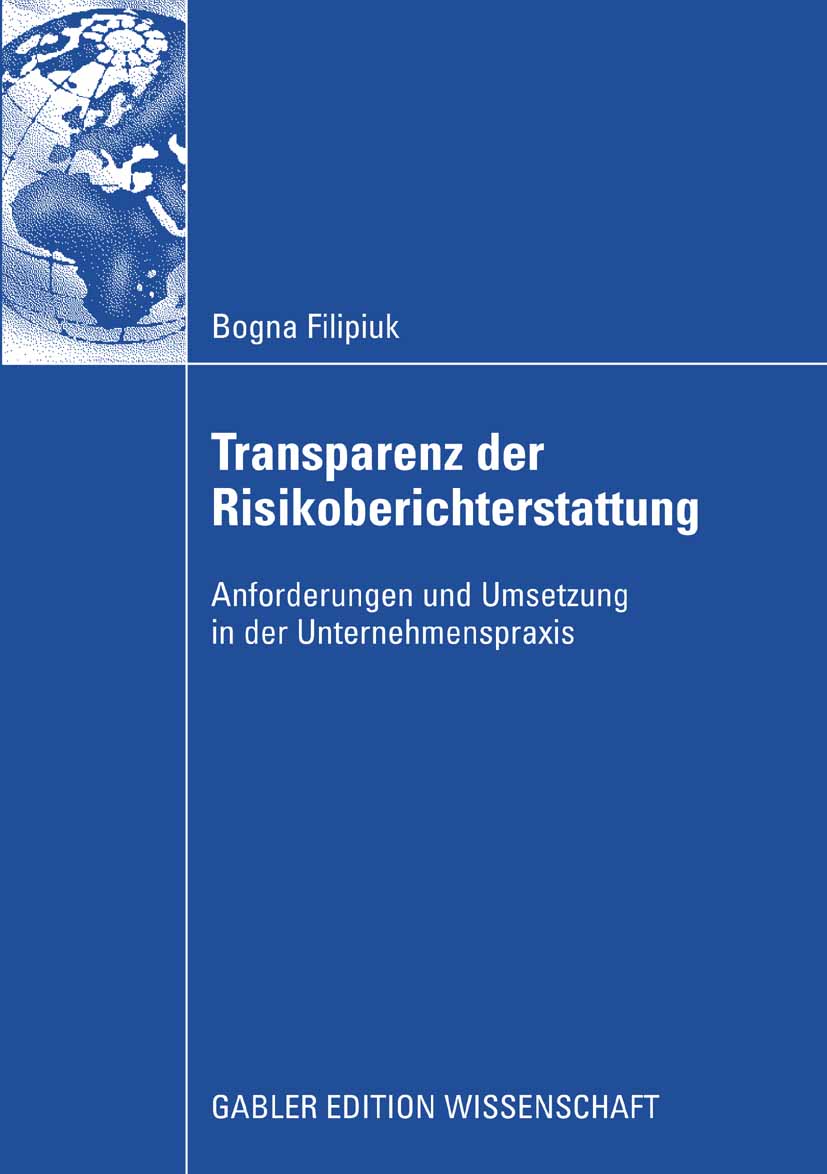 Transparenz der Risikoberichterstattung - Bogna Filipiuk - E-Book