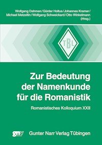 Zur Bedeutung der Namenkunde für die Romanistik -  - E-Book
