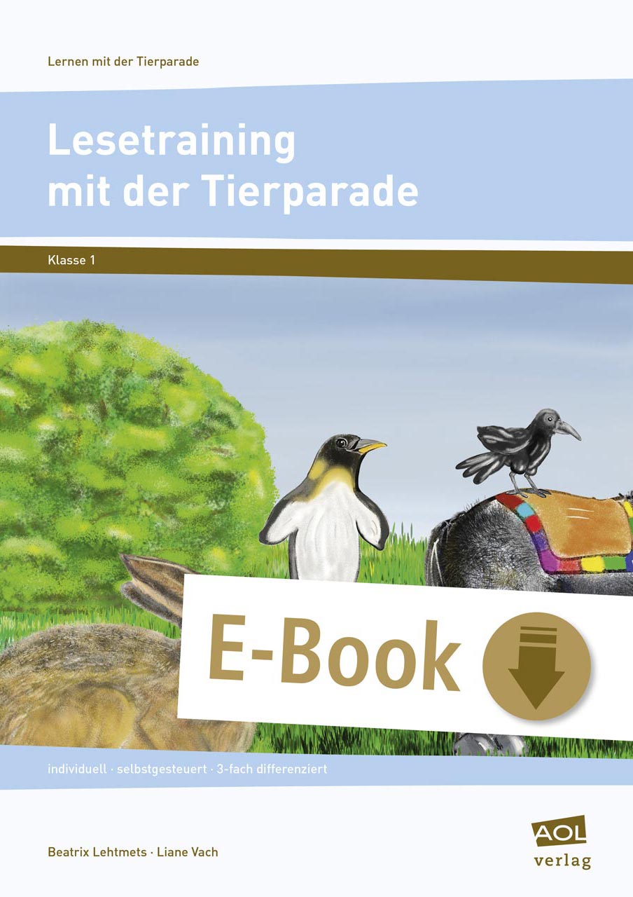 Lesetraining mit der Tierparade - Beatrix Lehtmets - E-Book