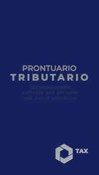 Prontuario Tributario 2025 - José Pérez Chávez - E-Book