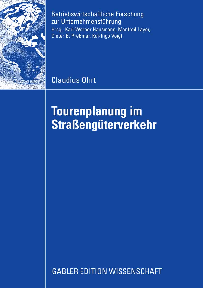 Tourenplanung im Straßengüterverkehr - Claudius Ohrt - E-Book