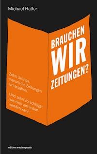 Brauchen wir Zeitungen? - Michael Haller - E-Book