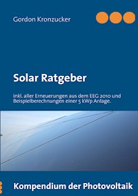 Solar Ratgeber - Gordon Kronzucker - E-Book