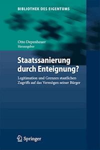 Staatssanierung durch Enteignung? -  - E-Book