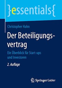 Der Beteiligungsvertrag - Christopher Hahn - E-Book