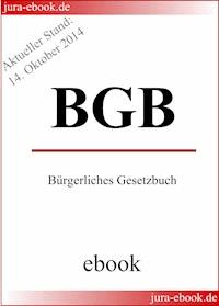 BGB - Bürgerliches Gesetzbuch - Aktueller Stand: 14. Oktober 2014 -  - E-Book
