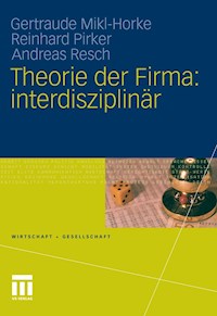 Theorie der Firma: interdisziplinär - Gertraude Mikl-Horke - E-Book