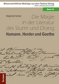 Die Magie in der Literatur des Sturm und Drang - Sieglinde Schulz - E-Book
